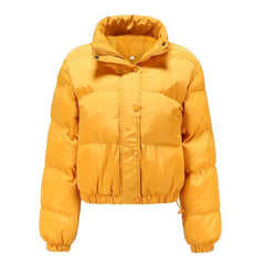 2023 Puff Wintermantel in Gelb