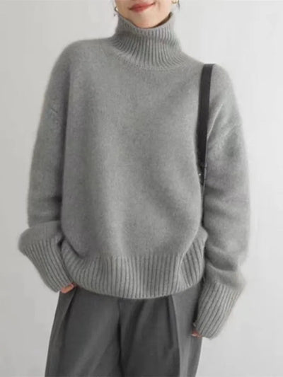 Dionella - Strickpullover - Rollkragen
