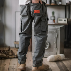 Porter - Technische Cargohose in Grau