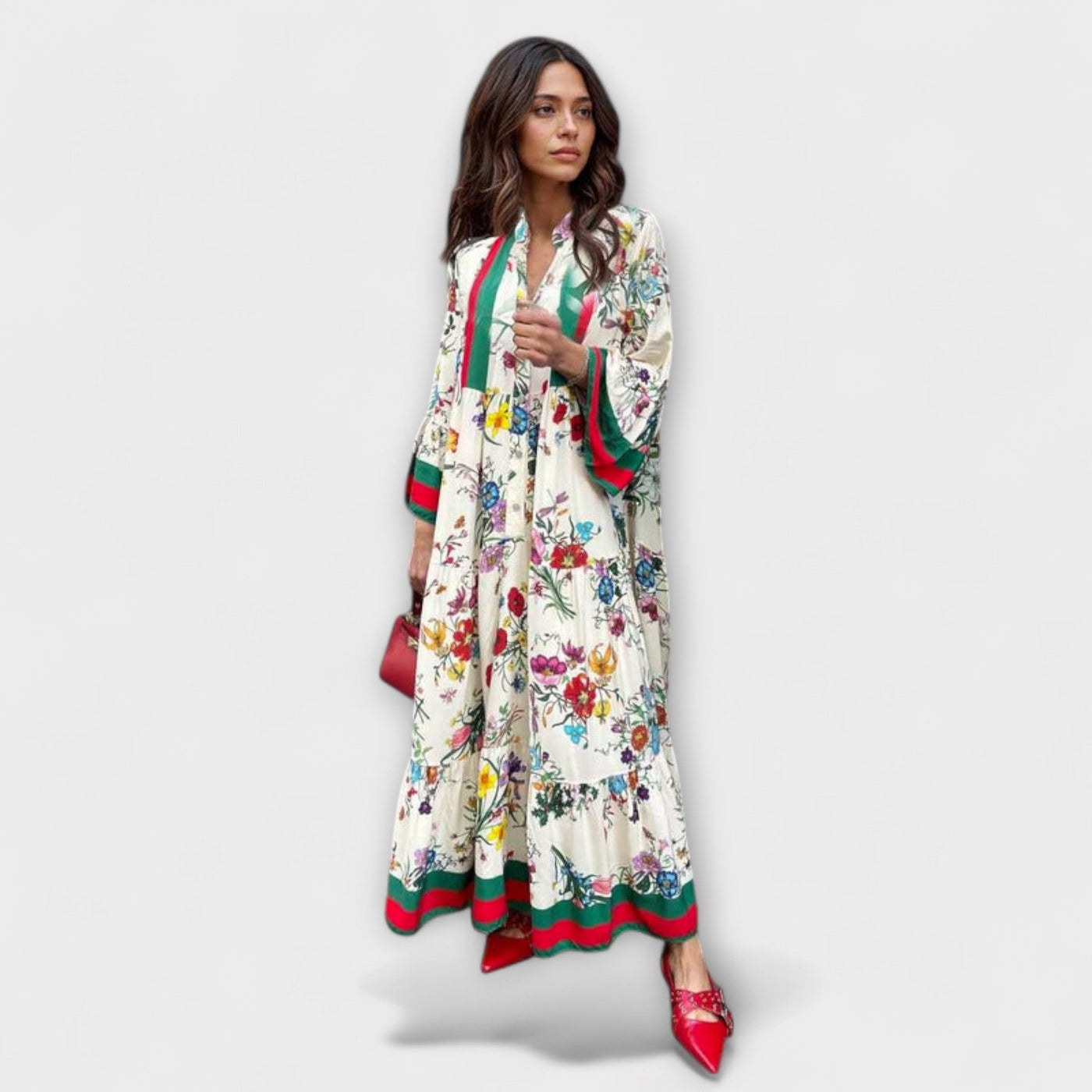 Oriana - Maxikleid mit Blumenmuster