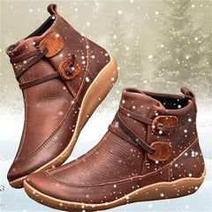 Wasserdichte Stiefelette für Damen in Braun
