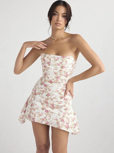 Evangeline - Korsett-Röhren-Minikleid