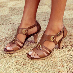 Mya® | Sandale (Stabilität, Komfort + Ferse) Trend der Saison! in Braun