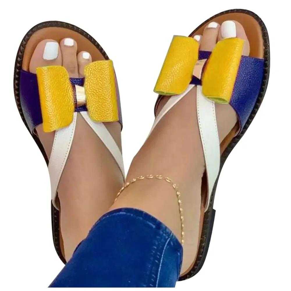 Regina® | Moderne, süße Damen-Schmetterlingsknoten-Sandalen zum Hineinschlüpfen