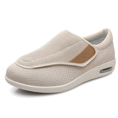 Jamie - Breite orthopädische Schuhe für Diabetiker in Beige