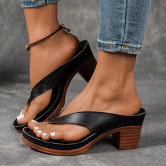Frederick | Orthopädischer Schuh mit Absatz in Schwarz