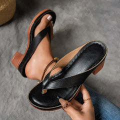 Emilia | Elegante Sommerschuhe für Frauen in Schwarz