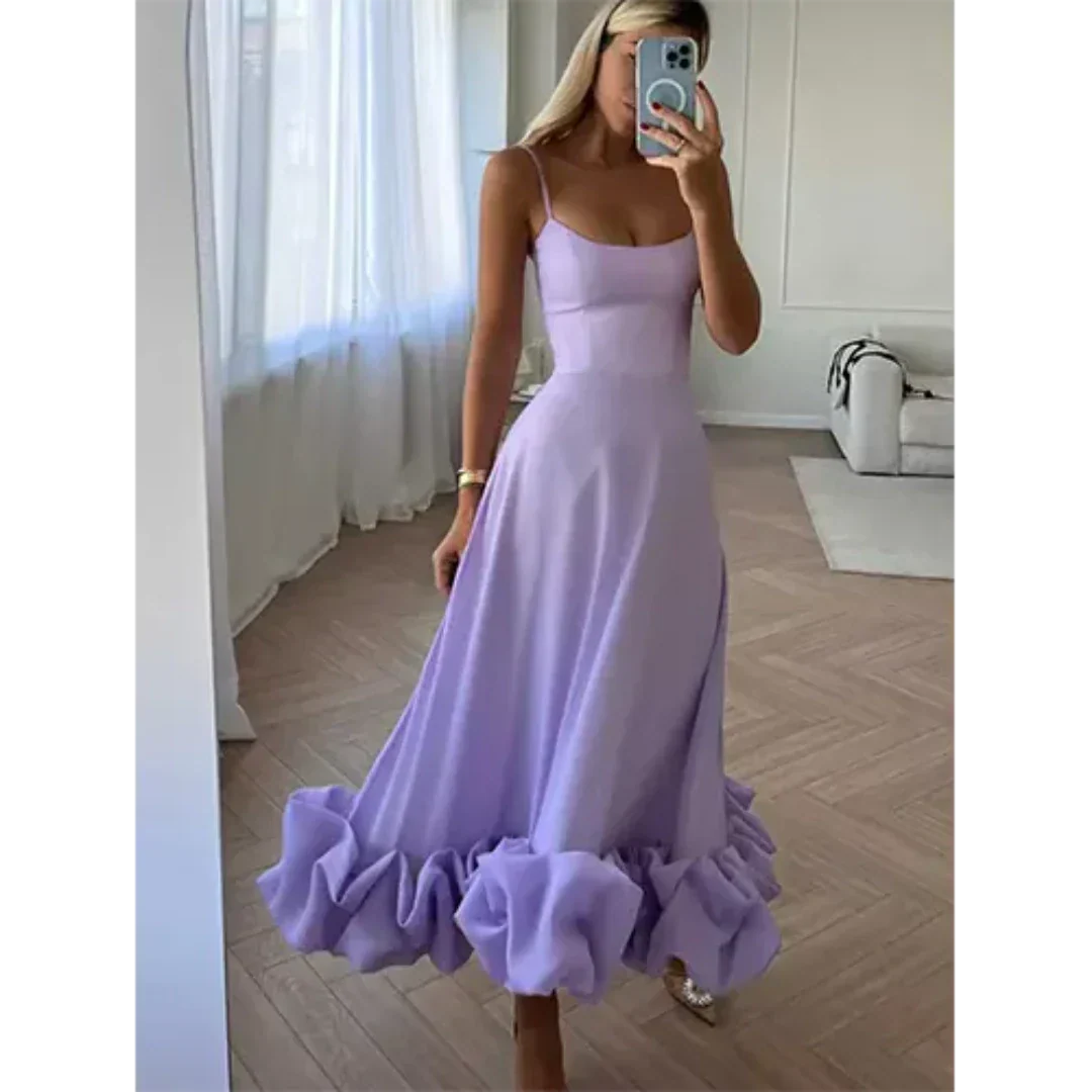 Dahlia - Damen Ärmelloses Partykleid