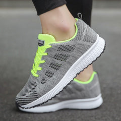 Damen Orthopädische Sneaker mit Schnürsenkel und Arch Support für Komfort und Stil in Grün