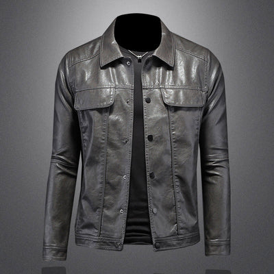 Herren Premium Bikerjacke | Lässig