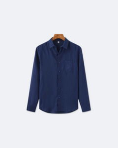 Daniel – Button-Down Hemd Herren Klassisch Modern Elegant in Marineblau