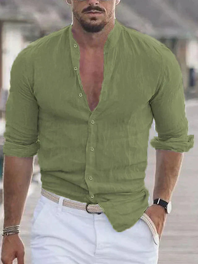 Micheal - Herren Leinenhemd