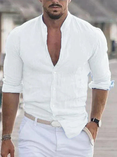 Micheal - Herren Leinenhemd