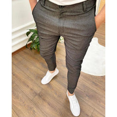 Philip - Modische Und Bequeme Hosen in Dunkelgrau