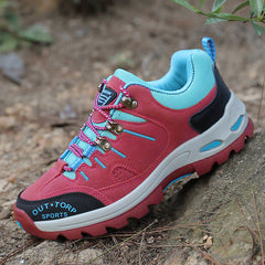 David | Leichte Wanderschuhe mit rutschfester Sohle in Fuchsia
