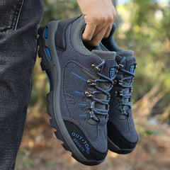 David | Leichte Wanderschuhe mit rutschfester Sohle in Grau