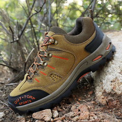 David | Leichte Wanderschuhe mit rutschfester Sohle in Khaki