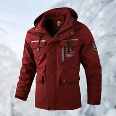 Beno - Funktionale Winterjacke für Herren in Rot