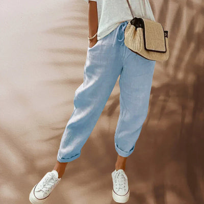 Julia - lässige und elegante leinenhose
