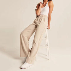 Nariko | Weitem hosen in Hellbeige