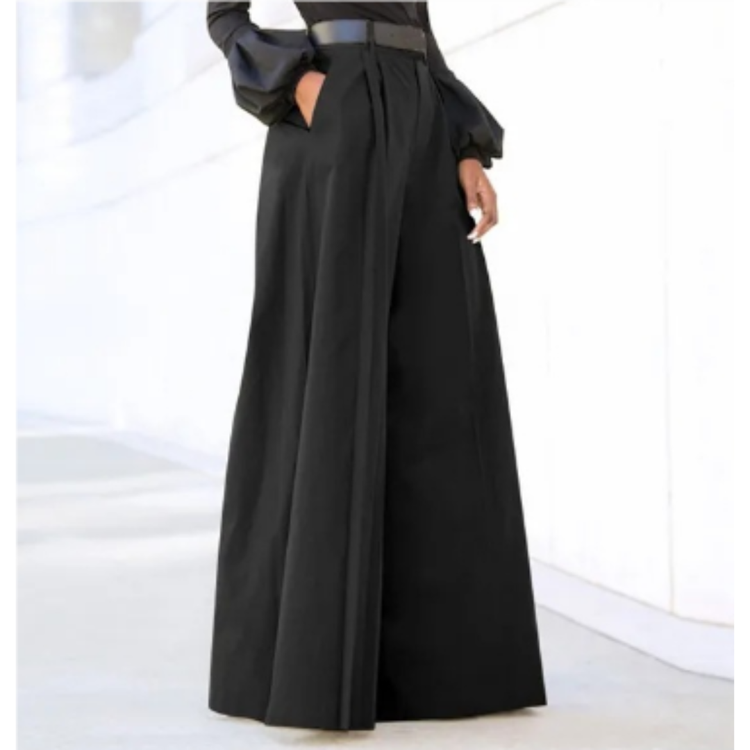 Dorrit - Damenhose Mit Hoher Taille Weites Bein