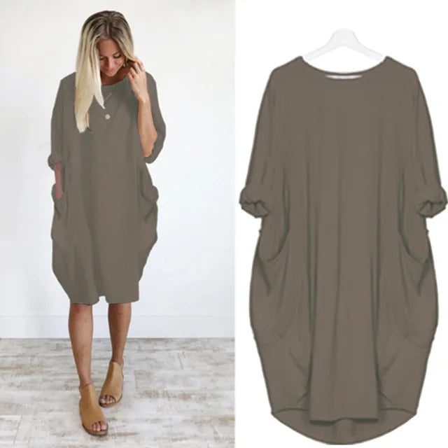 Renate® | Oversize-Kleid mit Taschen