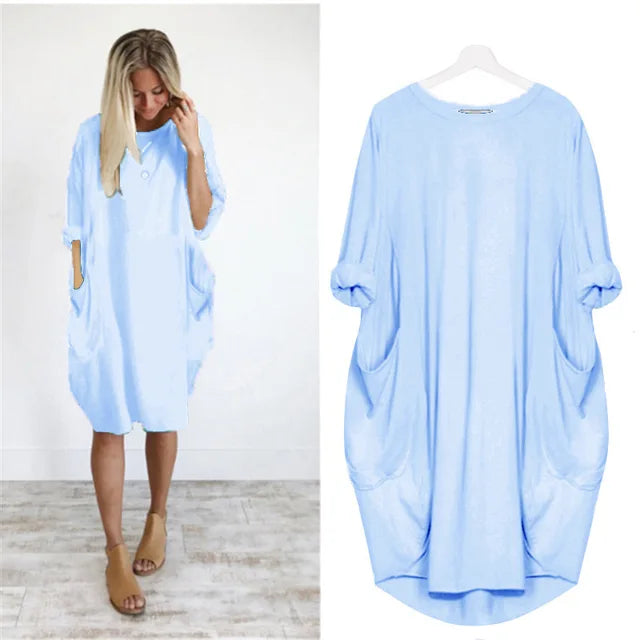 Renate® | Oversize-Kleid mit Taschen