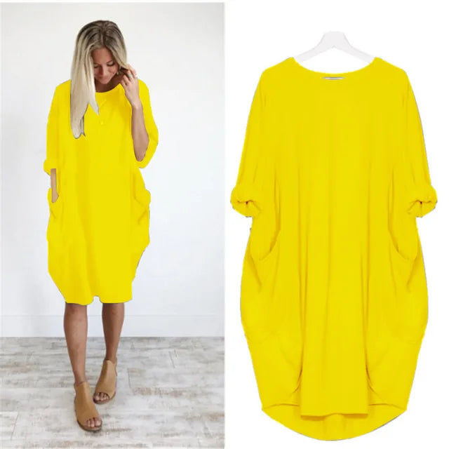 Renate® | Oversize-Kleid mit Taschen