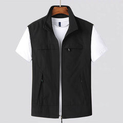 Romina | Robuste Funktionale Outdoor-Weste in Schwarz