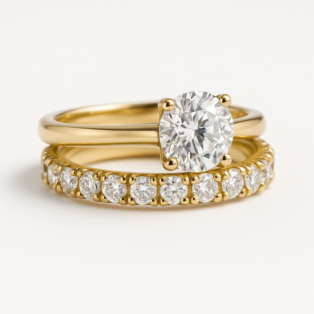 Constanze - Goldene Brillanz-Ringe