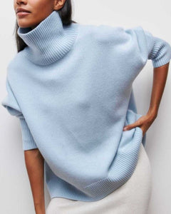 Dorothy | Rollkragenpullover in Hellblau