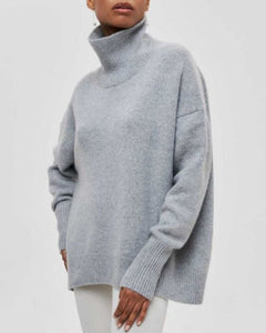 Dorothy | Rollkragenpullover in Grau