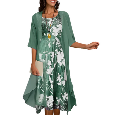 Gladys - Elegantes Midi-Abendkleid-Set für Damen