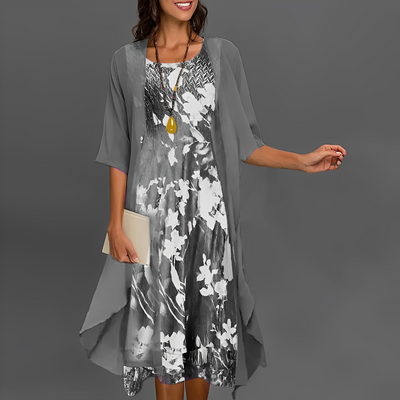 Gladys - Elegantes Midi-Abendkleid-Set für Damen