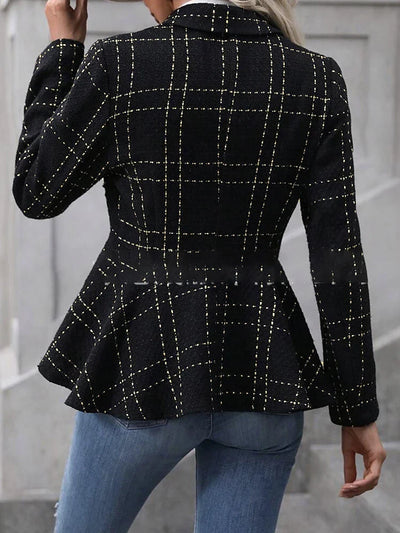 Smart Blazer mit Rüschen