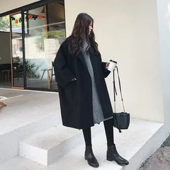 Windbreaker Trenchcoat in Schwarz
