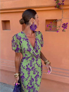 Vera©️ | Carmen – Sommerzauber im Kleid in Grün