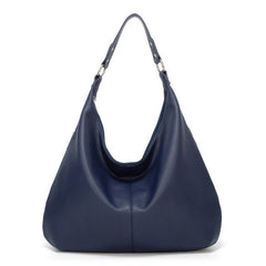 Elegante Damen-Schultertasche aus vielseitigem Synthetikmischgewebe in Blau