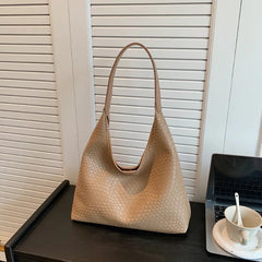 Elegante Damenhandtasche aus stilvollem, strapazierfähigem Leder in Khaki
