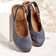 Elegante Sandalen Damen mit Orthopädischer Unterstützung – Bequeme Sommerschuhe für Stil und Komfort in Blau