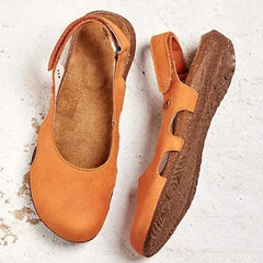 Elegante Sandalen Damen mit Orthopädischer Unterstützung – Bequeme Sommerschuhe für Stil und Komfort in Orange