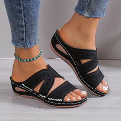 Morgan® | Orthopädische Sandalen in Schwarz