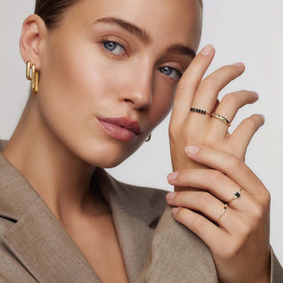 Sturdy Gold Ring | Rock Solid Design