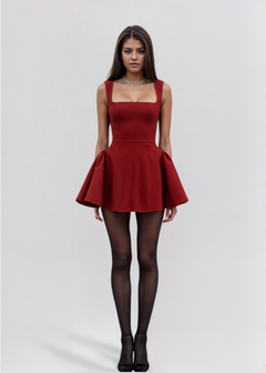 Eloise | Rouge Minikleid in Rot