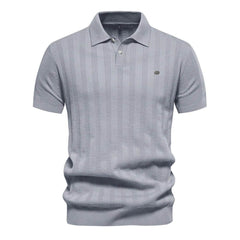 Niklas™ | Stilvolles Premium-Poloshirt in Grau