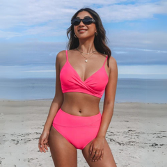 Lauren® | Elegantes Bikini-Ensemble in Rosa