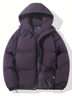 Aniyah | Winterjacke mit Kapuze und Reißverschluss in Violett