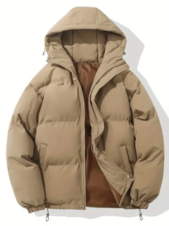 Adelina™ Gefütterte Winterjacke mit Kapuze in Khaki