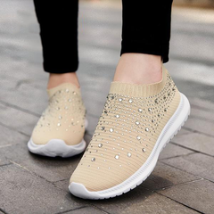 Emilie - Atmungsaktive & Ergonomische Damen Schuhe für den Frühling in Khaki