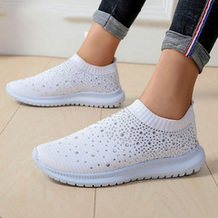 Emilie - Atmungsaktive & Ergonomische Damen Schuhe für den Frühling in Weiß